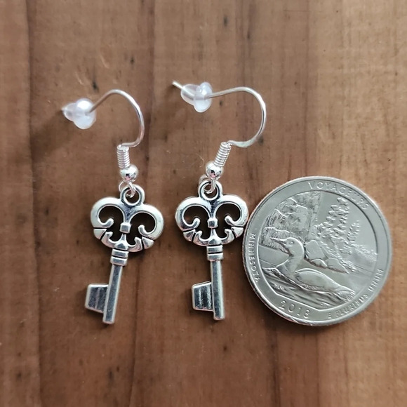 Key Earrings - Picture 1 of 1